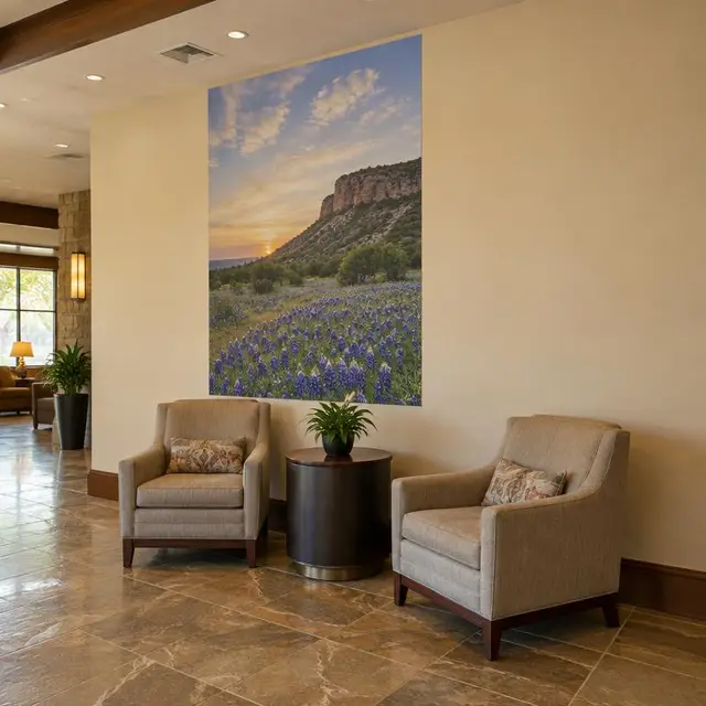 Wall mural for hotels