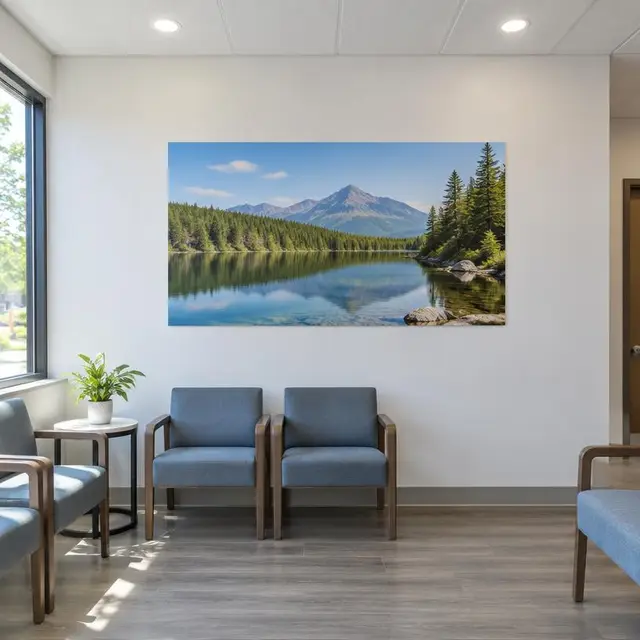 Wall mural for medical